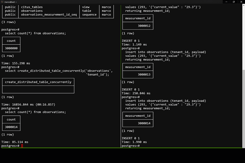 static image for video of running create_distributed_table_concurrently